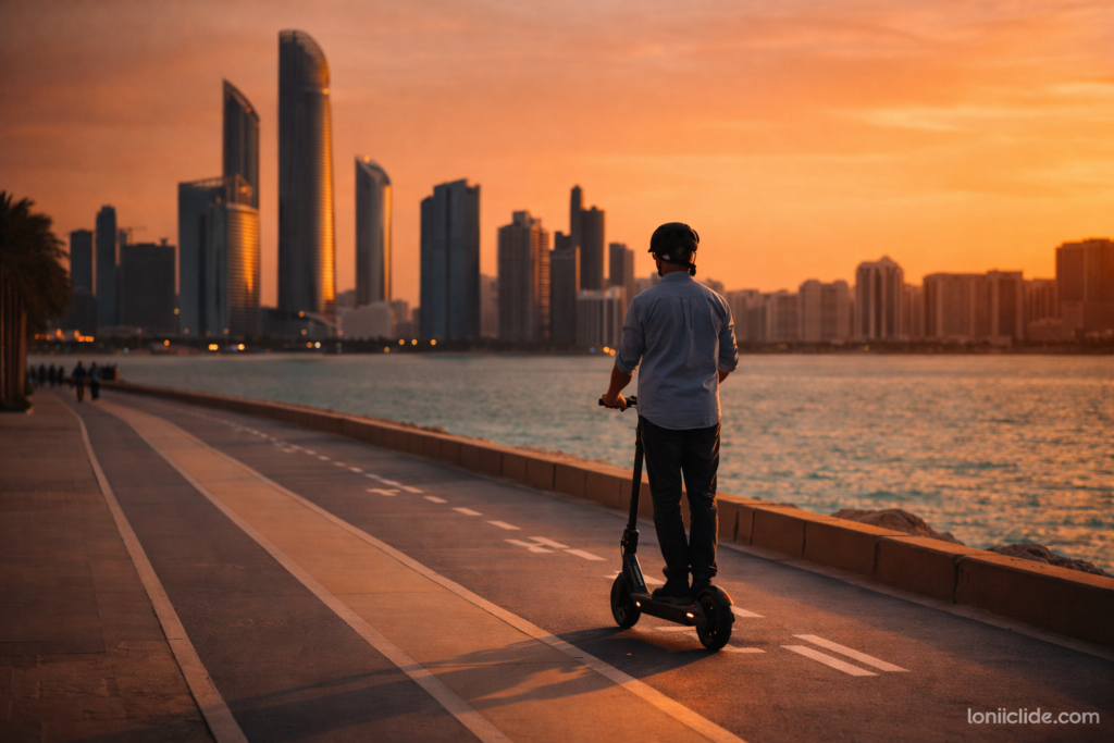 Electric scooters in Abu Dhabi 2026 — best models, where to buy and how the rules differ from Dubai