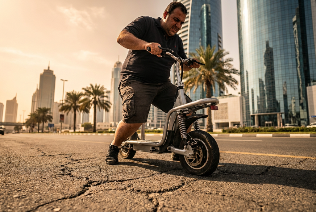 Electric scooter weight limit in Dubai — what happens when you exceed it