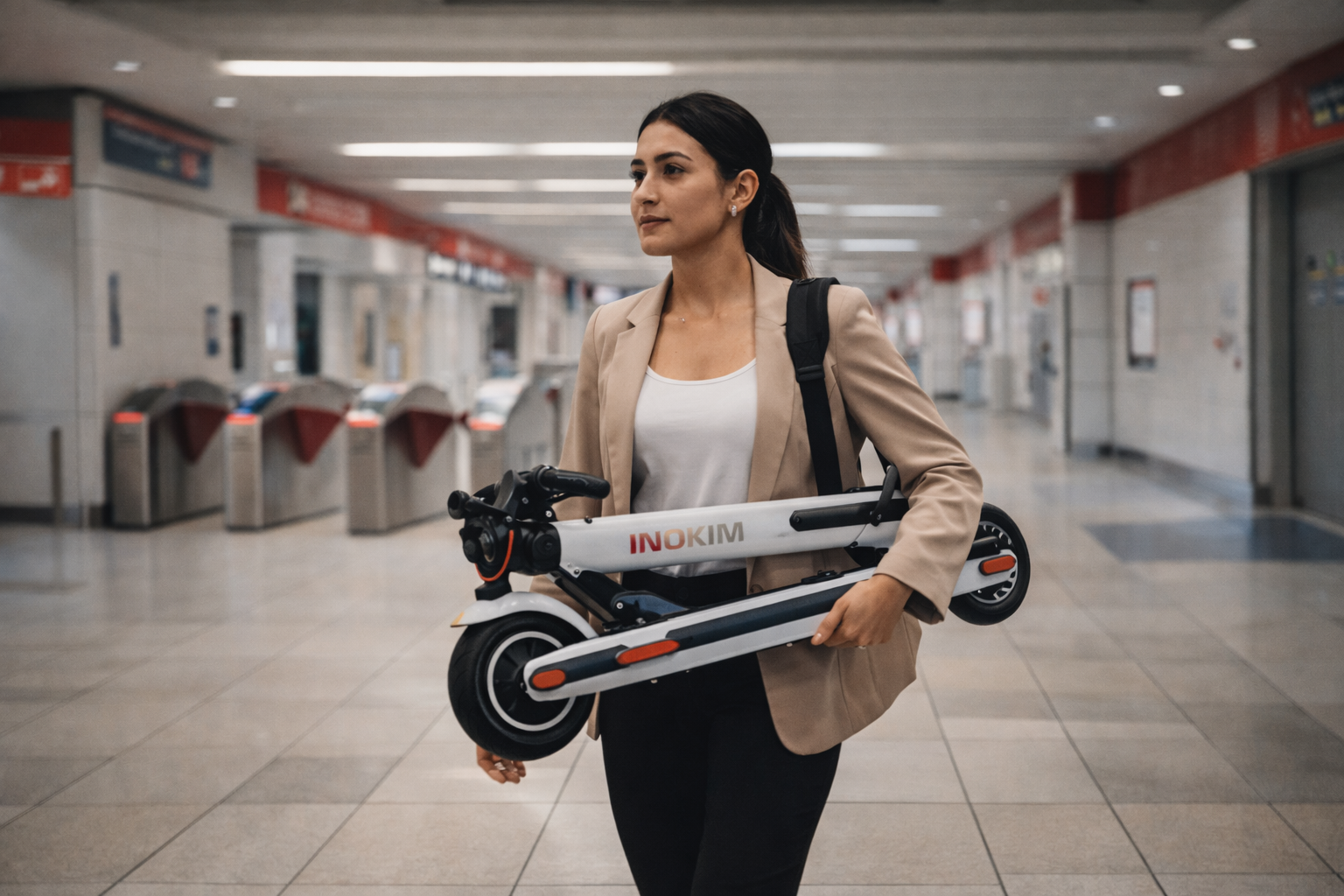 Inokim Light 2 Max folding mechanism — how compact does it actually get for Dubai metro and apartments