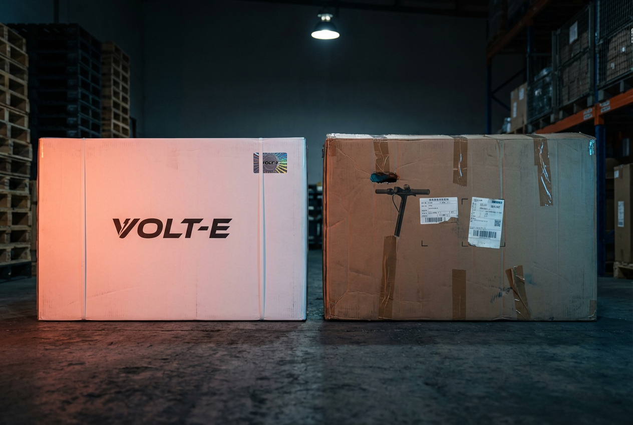 Online vs physical electric scooter stores in Dubai — grey market risk explained