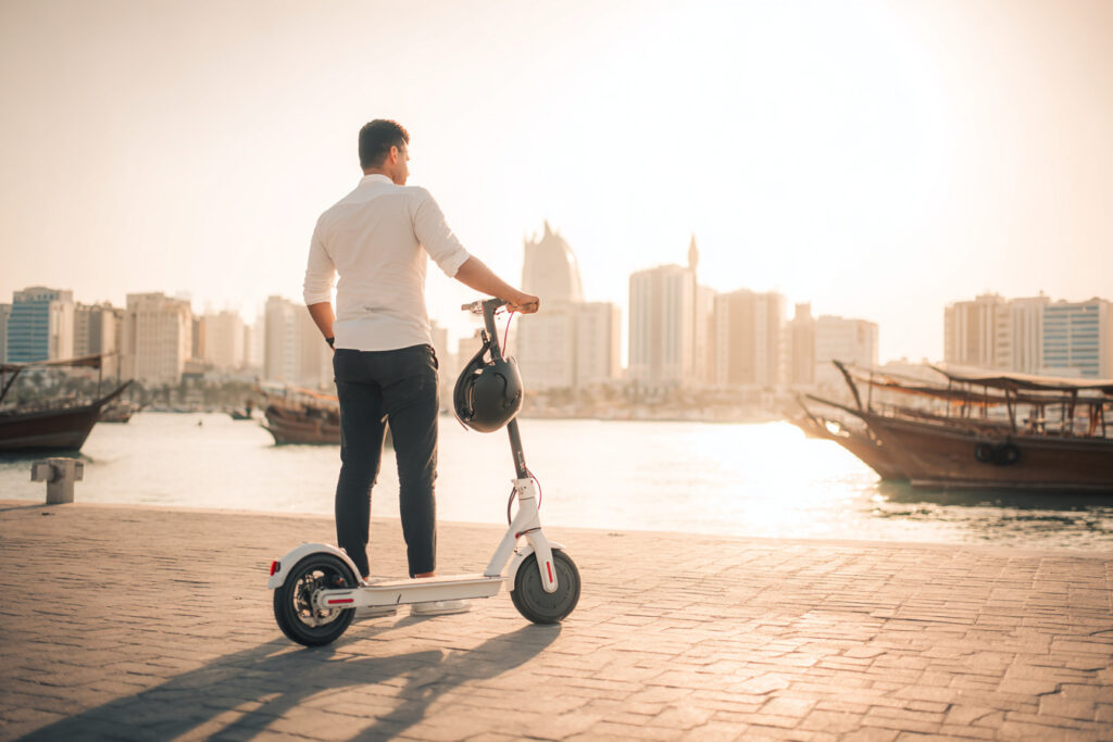 Electric scooter in Sharjah 2026 — can you ride, where to buy, how rules differ from Dubai"