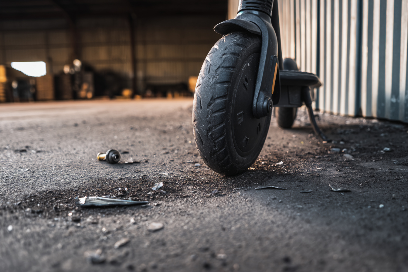 Solid tires on electric scooters — why they make sense for Al Quoz industrial area riders