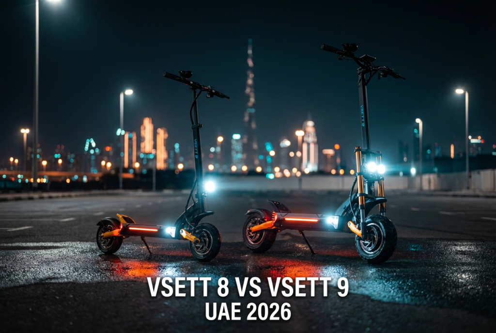 Vsett 8 vs Vsett 9 electric scooter comparison in UAE 2026