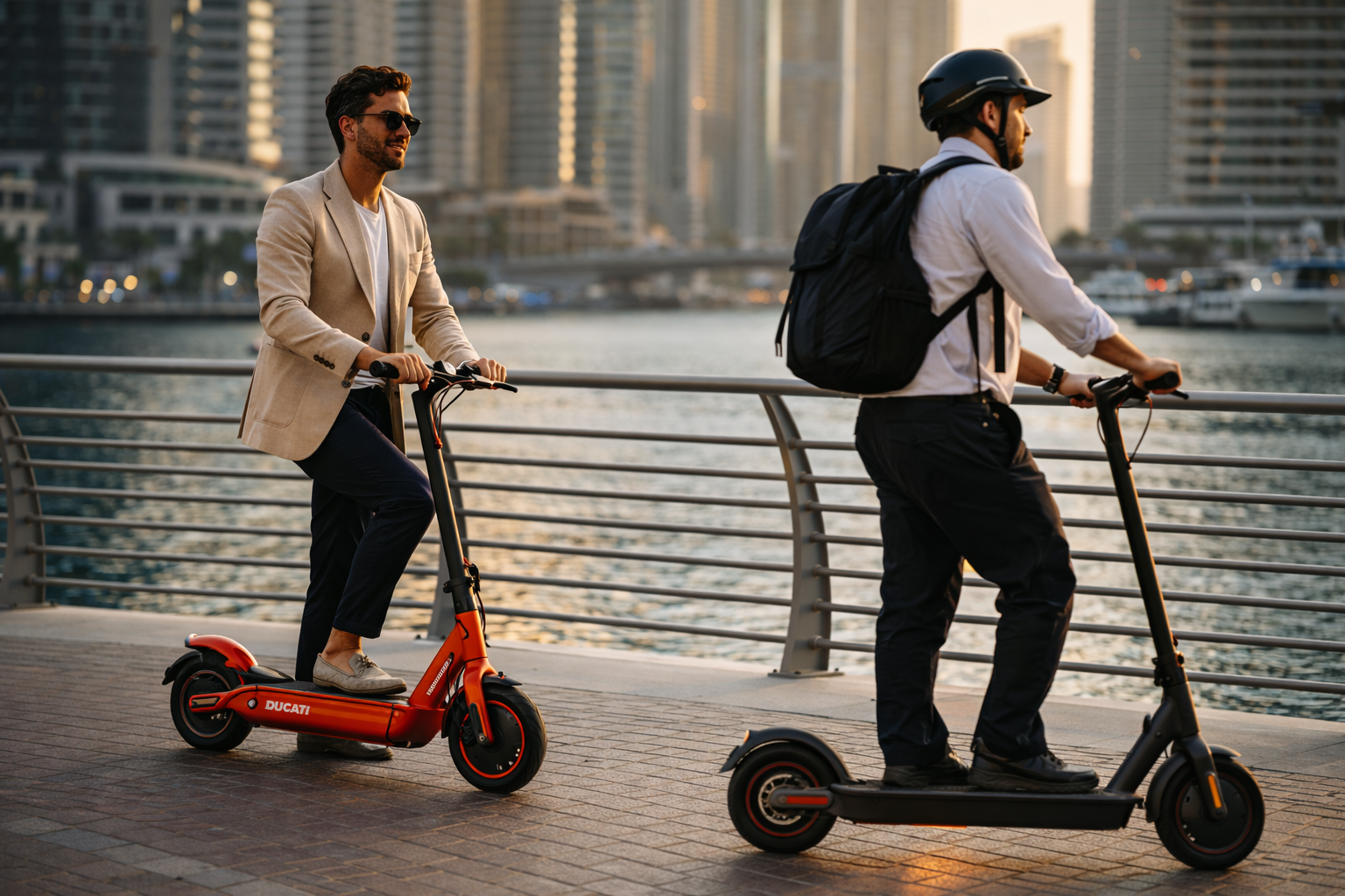 Who should actually buy a luxury branded electric scooter in Dubai — Bugatti Ducati Lamborghini