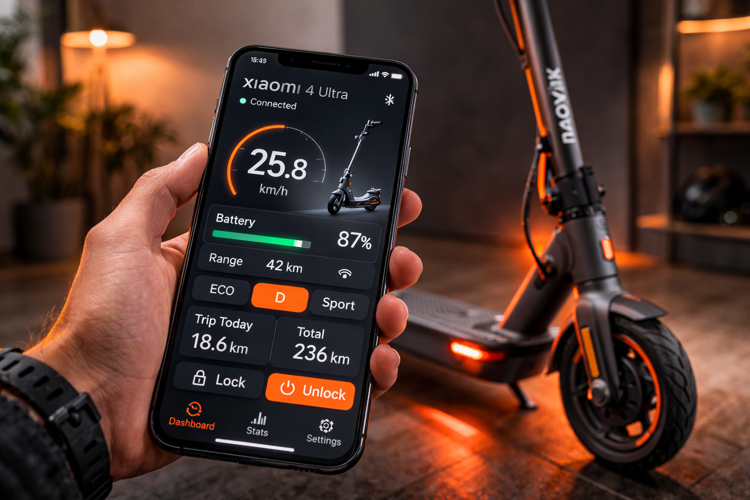 Xiaomi Electric Scooter 4 Ultra app and connectivity — what it actually does in the UAE