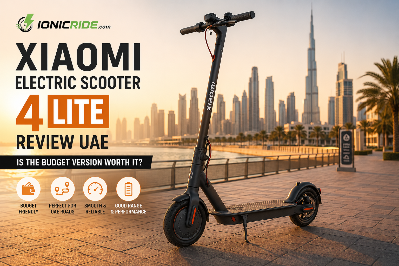 Xiaomi Scooter 4 Lite UAE Review — Best Budget E-Scooter?
