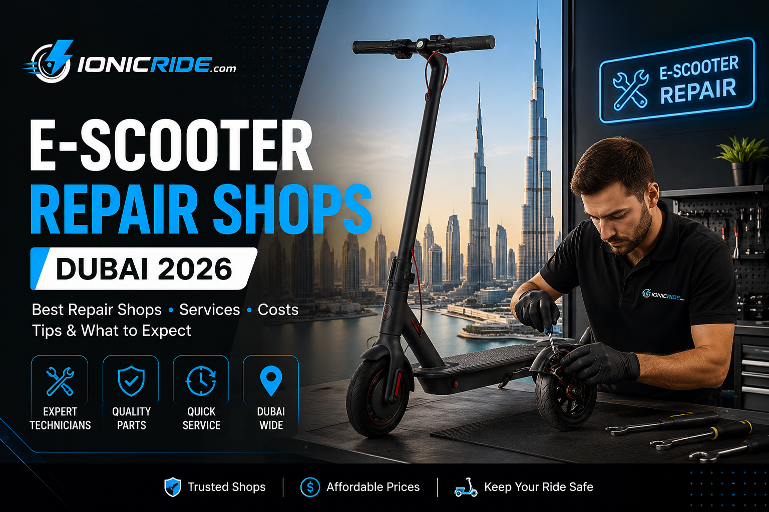 E-Scooter Repair Shops Dubai 2026 | Best Scooter Repair Centers UAE