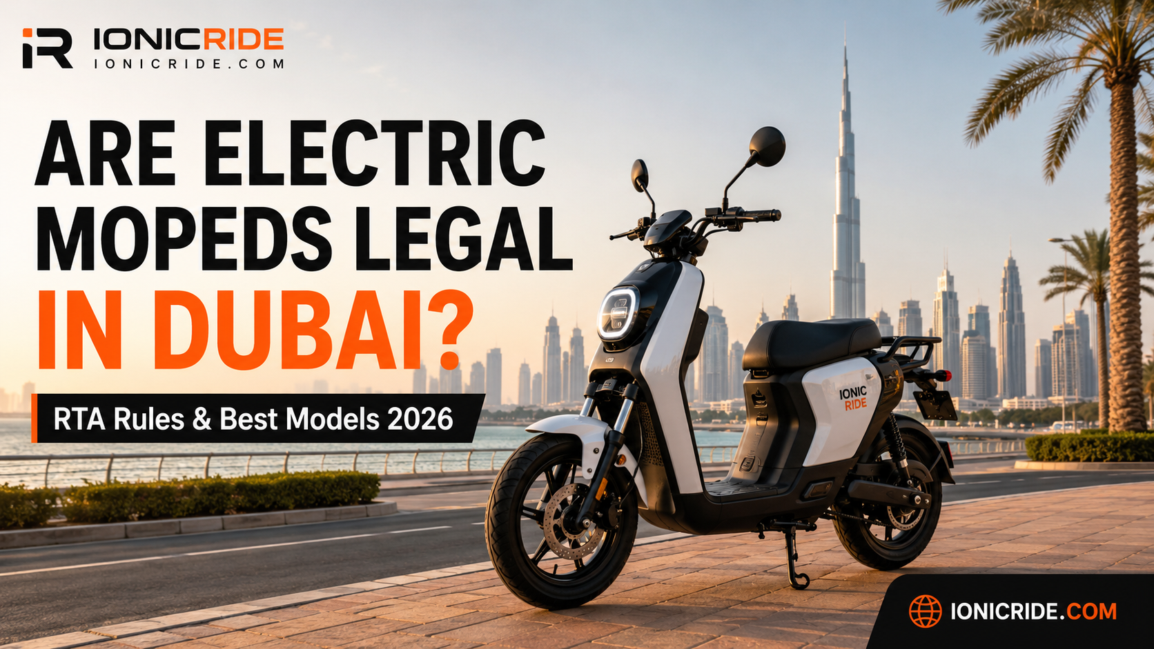 Electric moped legal in Dubai RTA rules 2026
