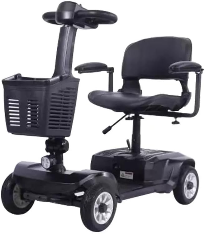 Suncart Electric Mobility Scooter 4-Wheel Suncart Electric Mobility Scooter 4-Wheel foldable travel scooter with LED lights, basket and adjustable seat
