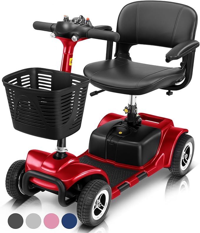 Vive 4-Wheel Mobility Scooter Vive 4-Wheel Mobility Scooter, electric powered, compact and heavy duty for travel