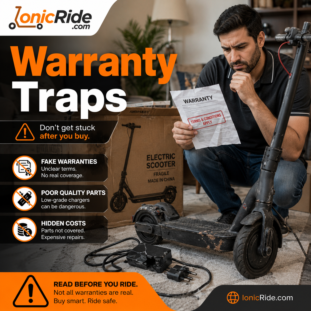 Electric Scooter Warranty Traps Dubai Electric scooter warranty traps in Dubai including battery exclusions and no local spare parts