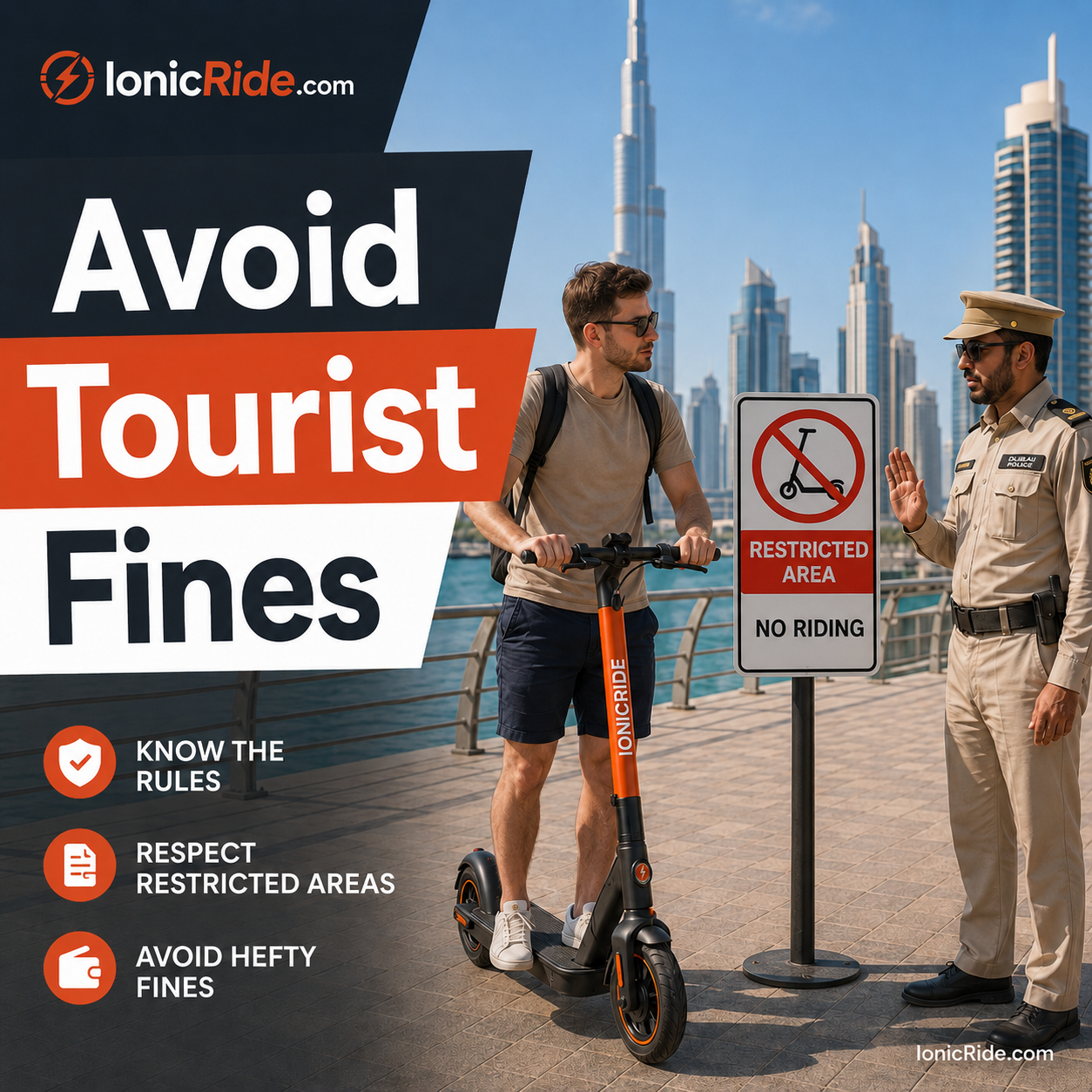 Dubai Tourist E-Scooter Fines and Rules 2026 Dubai tourist e-scooter fines and riding rules for 2026