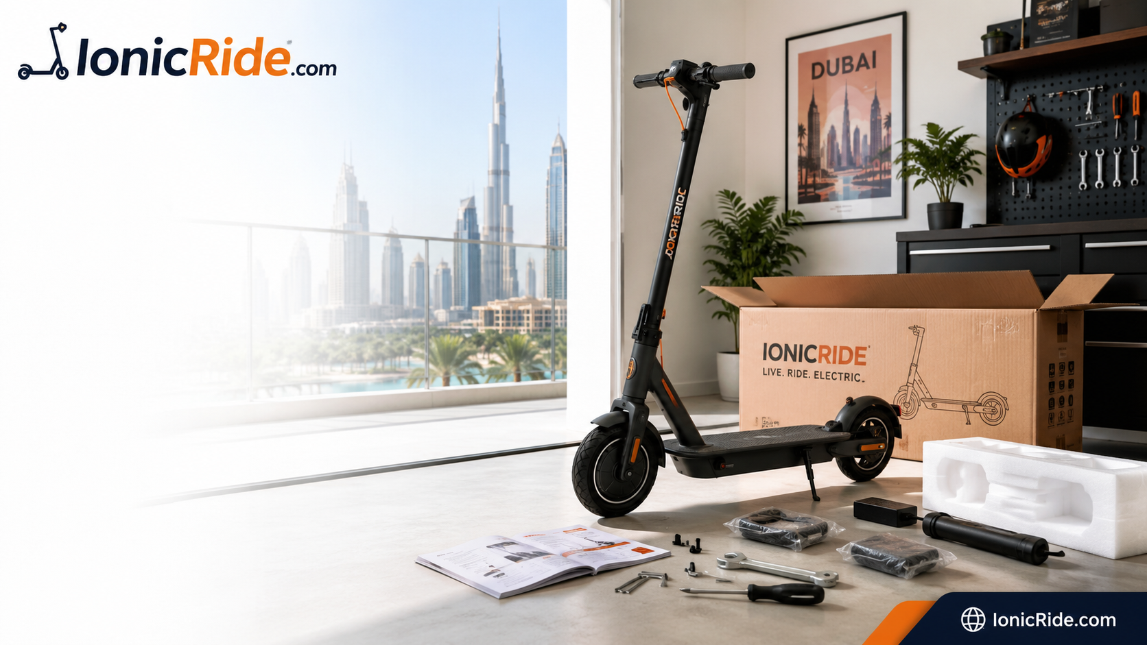 How to Assemble an Electric Scooter Out of the Box How to assemble an electric scooter out of the box with tools and handlebar setup