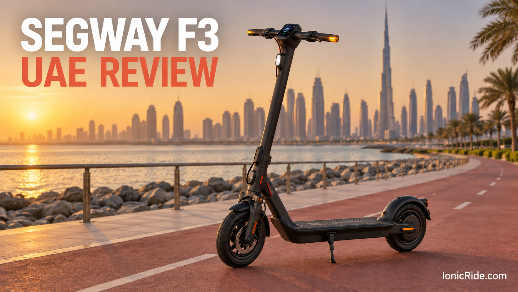 Segway Ninebot F3 electric scooter review UAE 2026