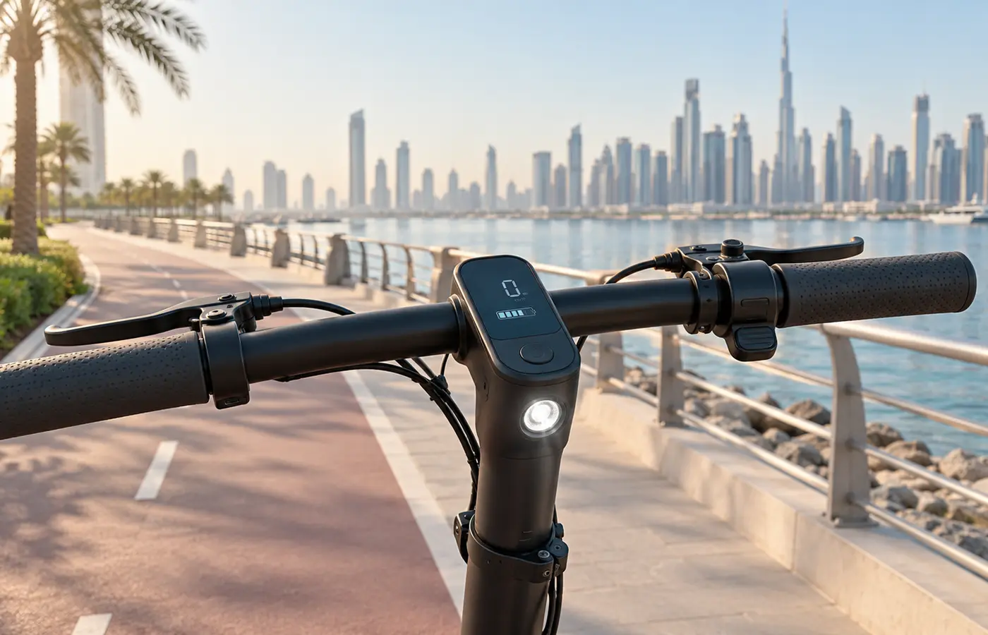 Xiaomi 6 Max handlebar and display Xiaomi 6 Max handlebar, display and controls illustration
