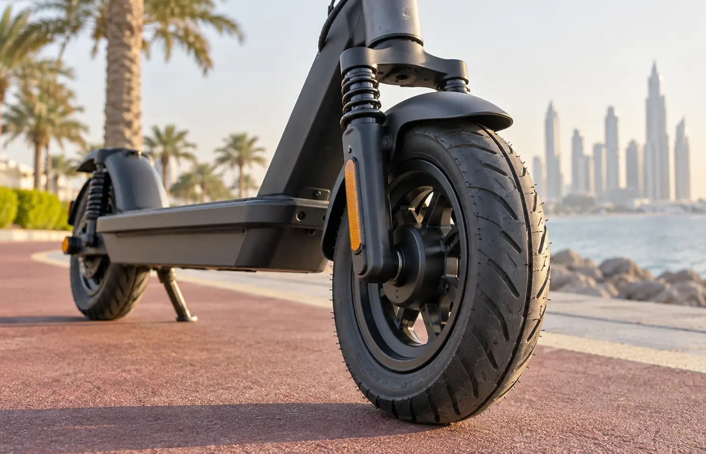 Xiaomi 6 Max tyre and suspension Xiaomi 6 Max large tyre and suspension detail