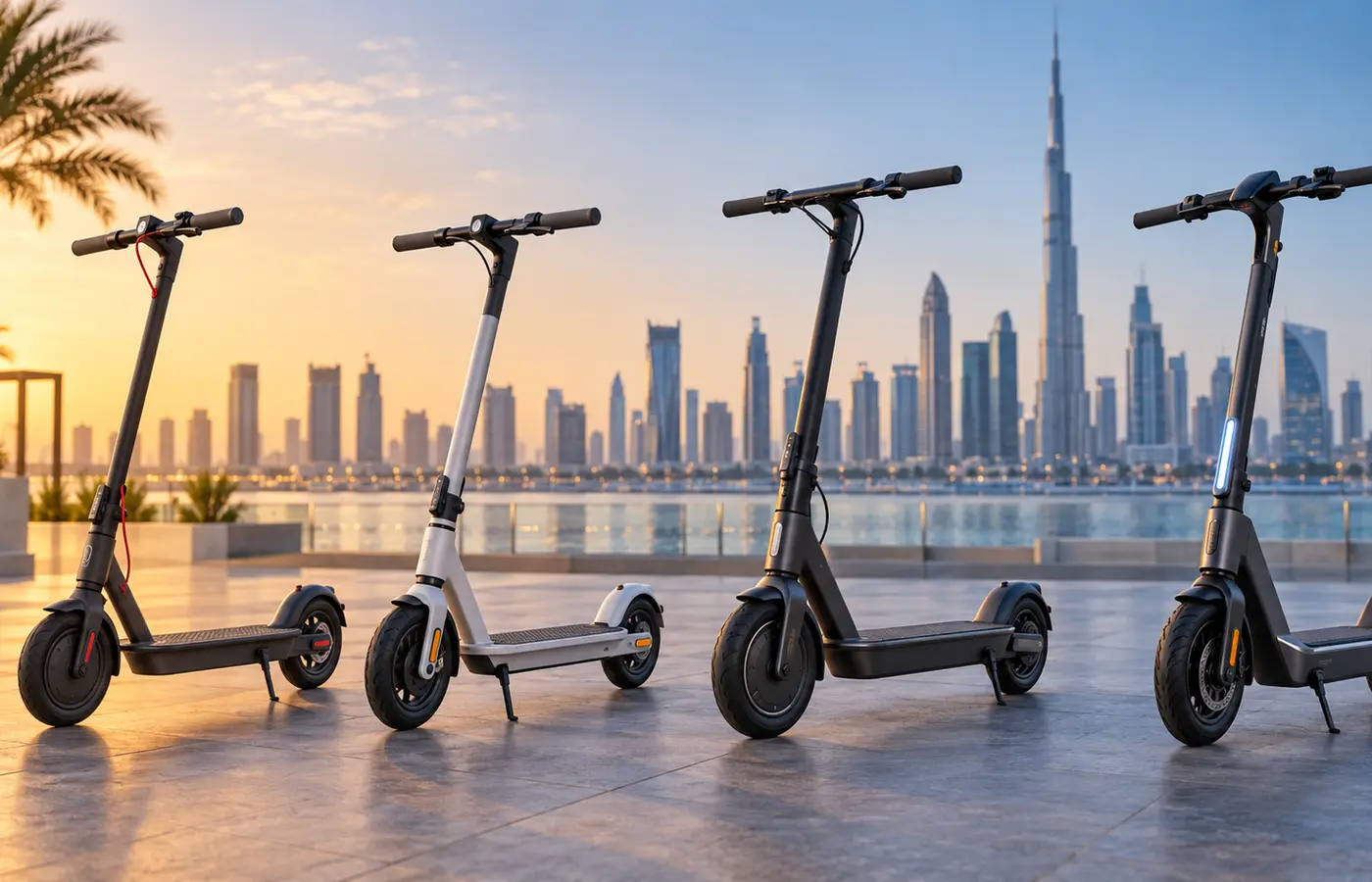 Xiaomi and Segway model lineup UAE Xiaomi and Segway commuter electric scooter lineup in Dubai